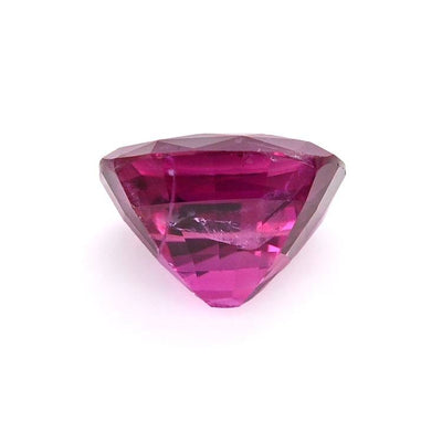0.86 ct hot pink sapphire gem with excellent clarity and brilliant cut from Sri Lanka