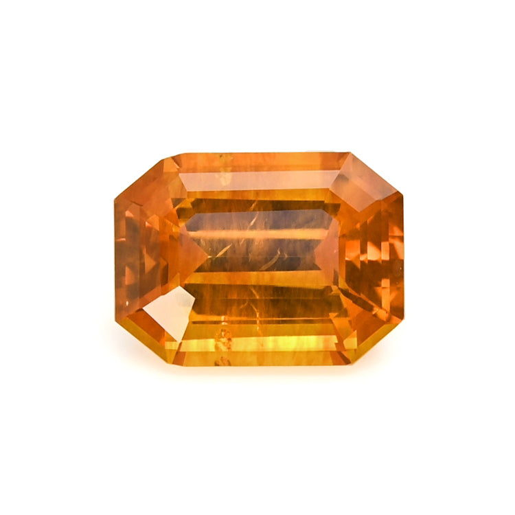 4.21 ct Orange Sapphire ~ GIA