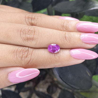 1.97 ct Purplish pink Sapphire